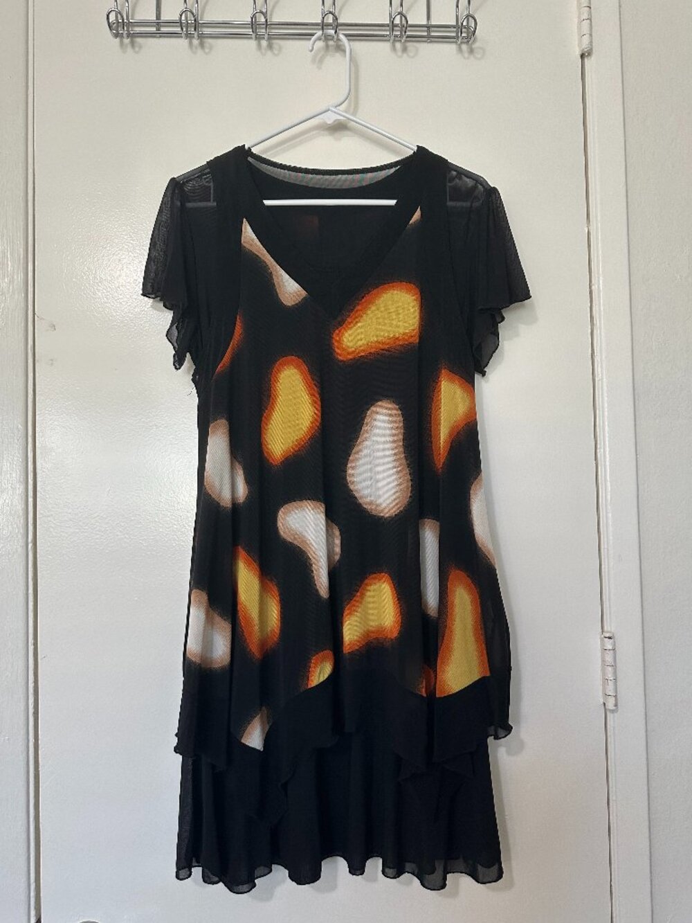 Black 2-Piece Dress with Full Liner